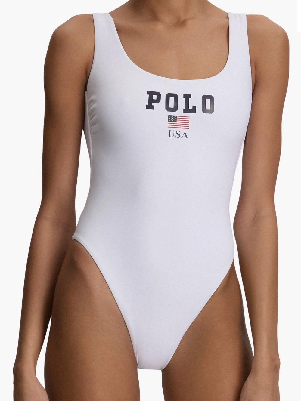 Polo Ralph Lauren NEW Size S Scoop One-Piece Swimsuit